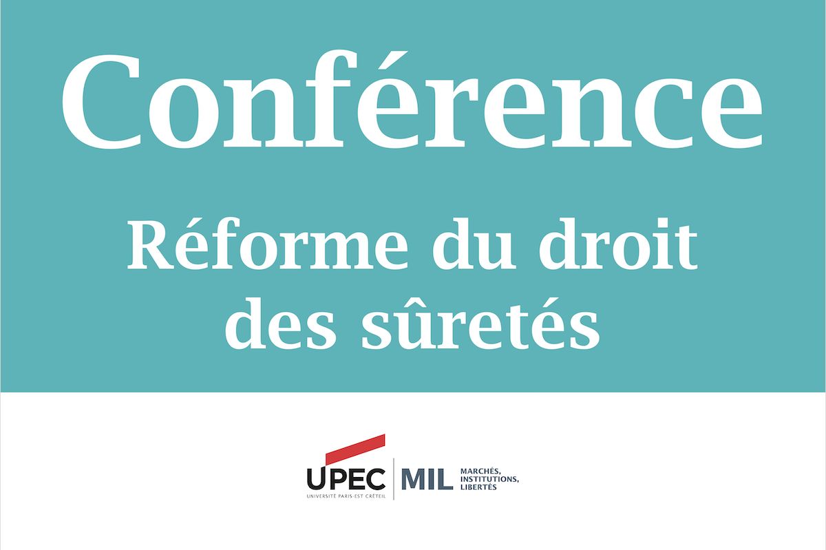 Conférence sur la réforme du droit des sûretés